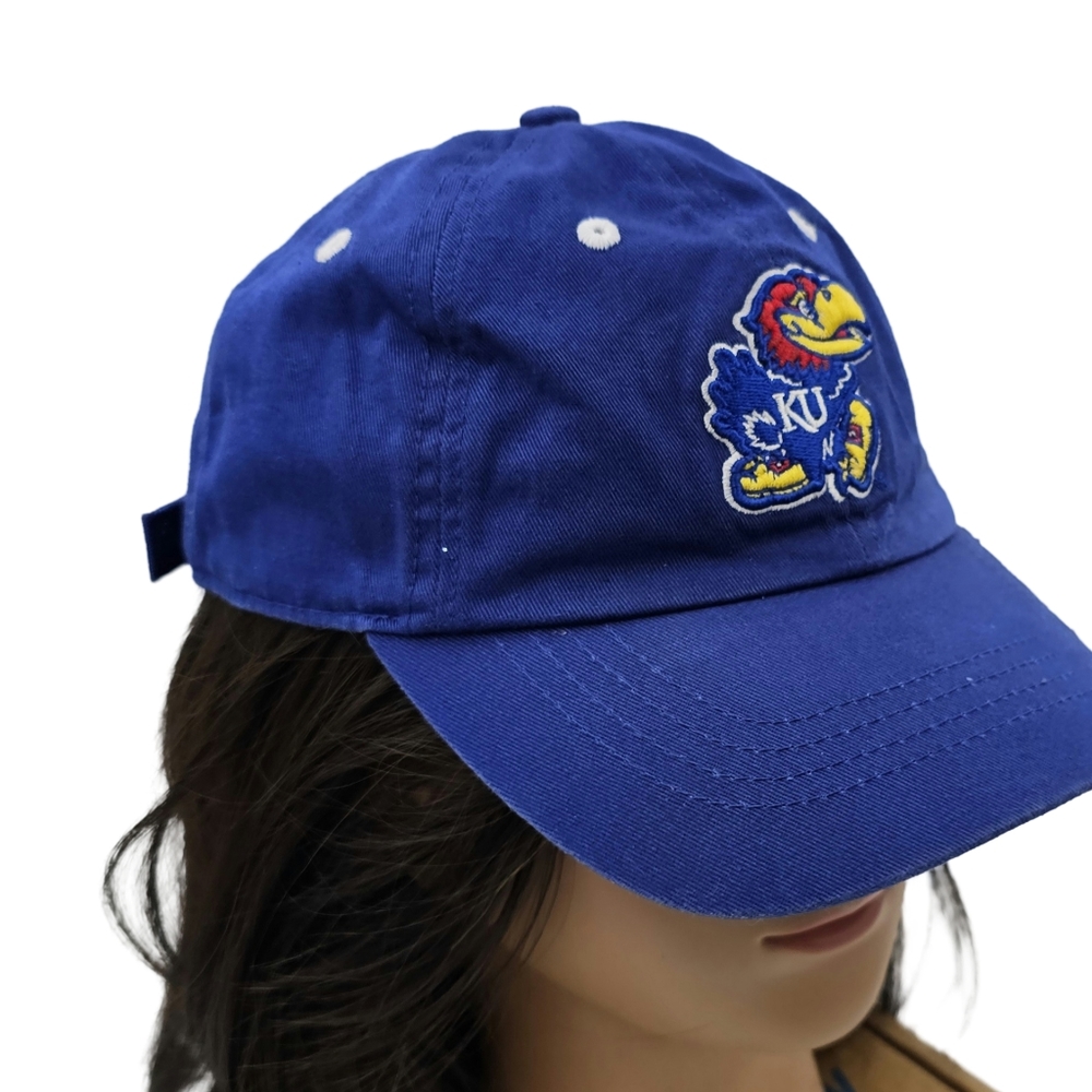 KU Kansas University Women's Adjustable Hat - Picture 3 of 9